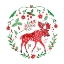Picture of CHRISTMAS FOLK MOOSE