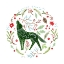 Picture of CHRISTMAS FOLK WOLF