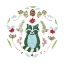 Picture of CHRISTMAS FOLK RACOON