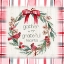 Picture of GATHER PLAID CARDINAL WREATH