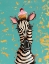 Picture of ZEBRA WITH CHERRY CUPCAKE