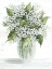 Picture of SIMPLE FLORAL ON WHITE
