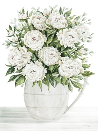 Picture of PEONIES ON WHITE I