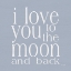 Picture of I LOVE YOU TO THE MOON