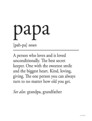 Picture of PAPA DEFINITION