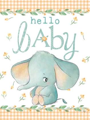 Picture of HELLO BABY ELEPHANT YELLOW