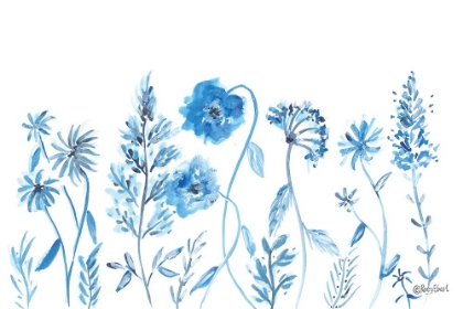 Picture of WILDFLOWERS IN BLUE   