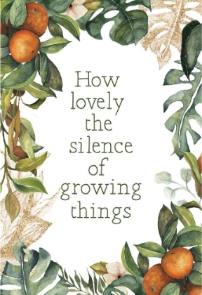 Picture of SILENCE OF GROWING THINGS  