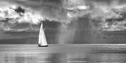 Picture of SAILING ON A SILVER SEA (BW)