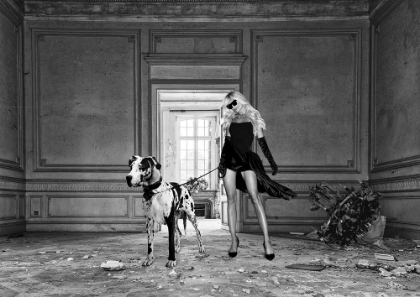 Picture of UNCONVENTIONAL WOMENSCAPE #7-IN THE PALACE (BW)