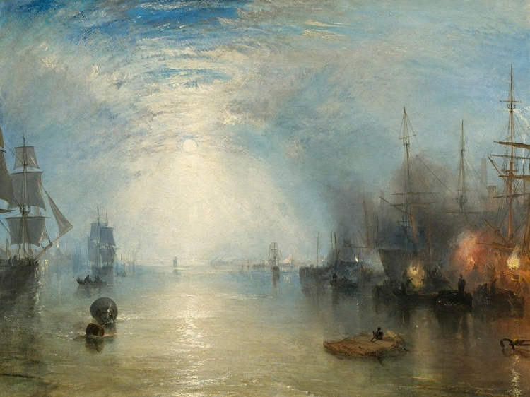 Picture of KEELMEN HEAVING IN COALS BY MOONLIGHT