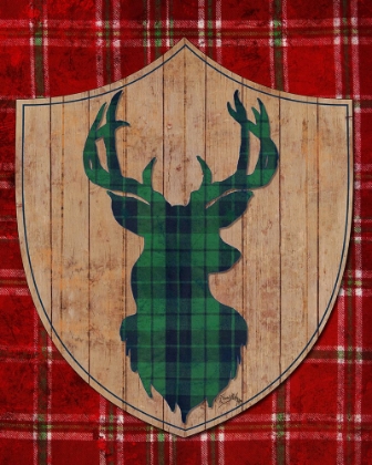 Picture of TARTAN SHIELD ON PLAID I