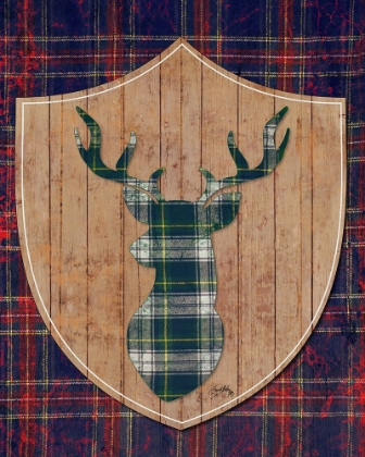 Picture of TARTAN SHIELD ON PLAID II