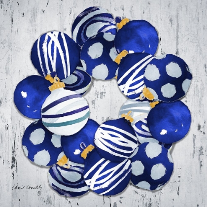 Picture of BLUE CHRISTMAS ORNAMENTS