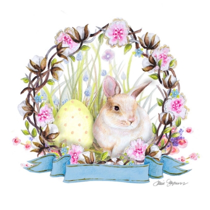 Picture of WREATH BUNNY I