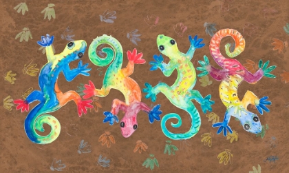 Picture of WATERCOLOR GECKOS