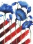 Picture of PATRIOTIC FLORAL II