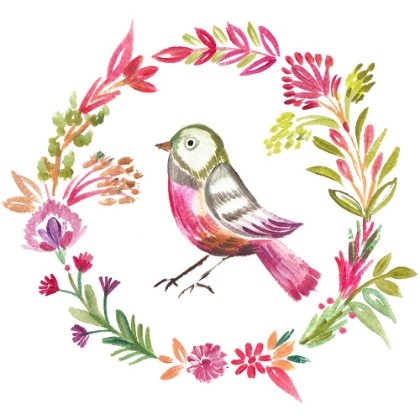 Picture of LITTLE BIRD FLORAL II