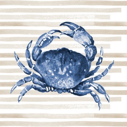 Picture of BLUE CRAB ON STRIPES