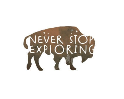 Picture of NEVER STOP EXPLORING BUFFALO