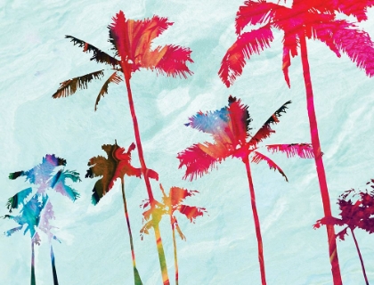 Picture of COLORFUL BEACH PALMS