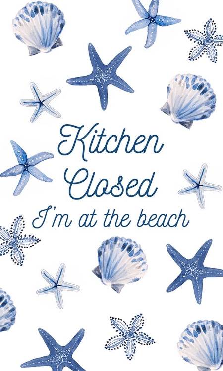 Picture of KITCHEN CLOSED INDIGO STARFISH