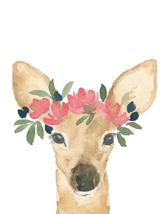 Picture of BABY DEER WITH A FLORAL CROWN