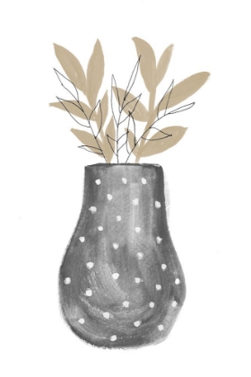 Picture of POTTED PLANT IN A POLKA DOT VASE