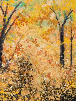 Picture of FALLING AUTUMN LEAVES