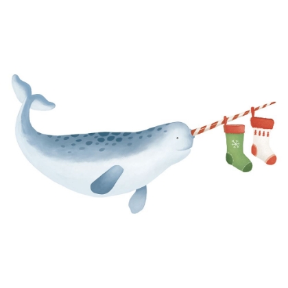 Picture of CHRISTMAS WHALE NARWHAL