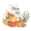 Picture of WELCOME FALL PUMPKIN BOUQUET