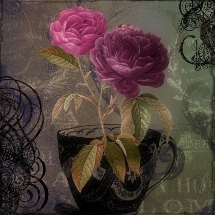 Picture of TEA AND ROSES I