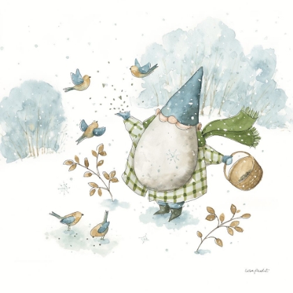 Picture of EVERYDAY GNOMES I-WINTER BIRDS