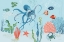 Picture of FREE AS THE OCEAN I ON BLUE