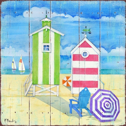 Picture of BEACH HUTS SQUARE II