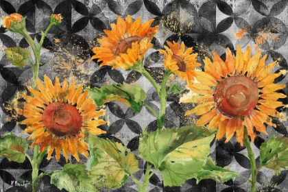 Picture of ARIANNA SUNFLOWERS HORIZONTAL - MOROCCAN