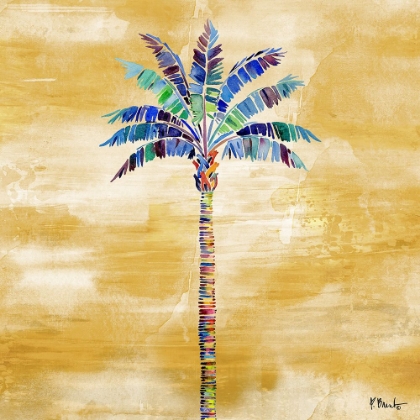 Picture of TAHITI PALM I - GOLDEN