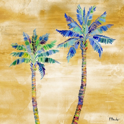 Picture of TAHITI PALM II - GOLDEN