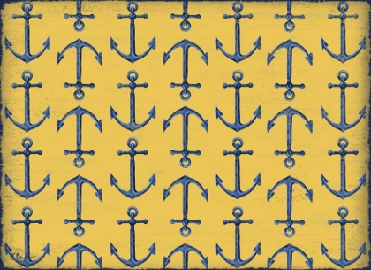 Picture of SUNNY NAUTICAL REPEAT - YELLOW