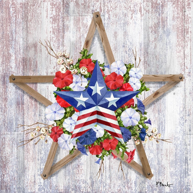 Picture of PATRIOTIC WREATH II