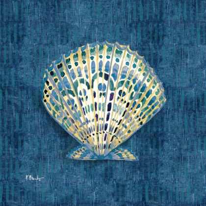 Picture of EMBELLISHED SHELLS III - BLUE