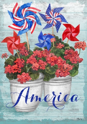 Picture of PATRIOTIC PINWHEEL - GERANIUMS