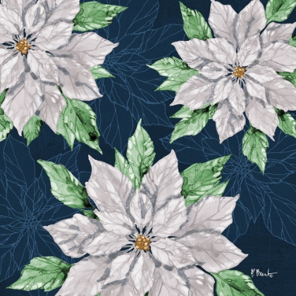 Picture of FIONA POINSETTIAS I - NAVY