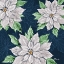 Picture of FIONA POINSETTIAS I - NAVY