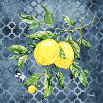 Picture of SICILIAN LEMONS II - INDIGO