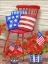 Picture of FARMHOUSE FLORALS I - PATRIOTIC