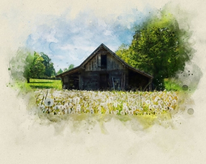 Picture of BARN 4 WATERCOLOR