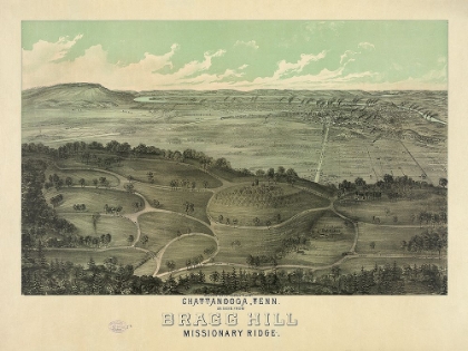 Picture of BRAGG HILL WOOD CUT 1887