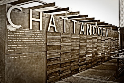 Picture of CHATT PIER SIGN SEPIA