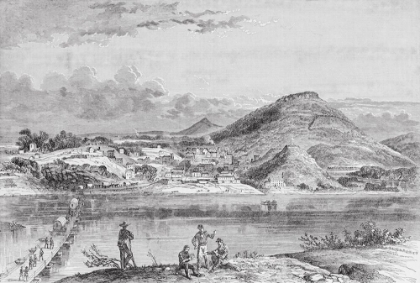 Picture of CHATTANOOGA FROM NORTH BANK OF RIVER 1894